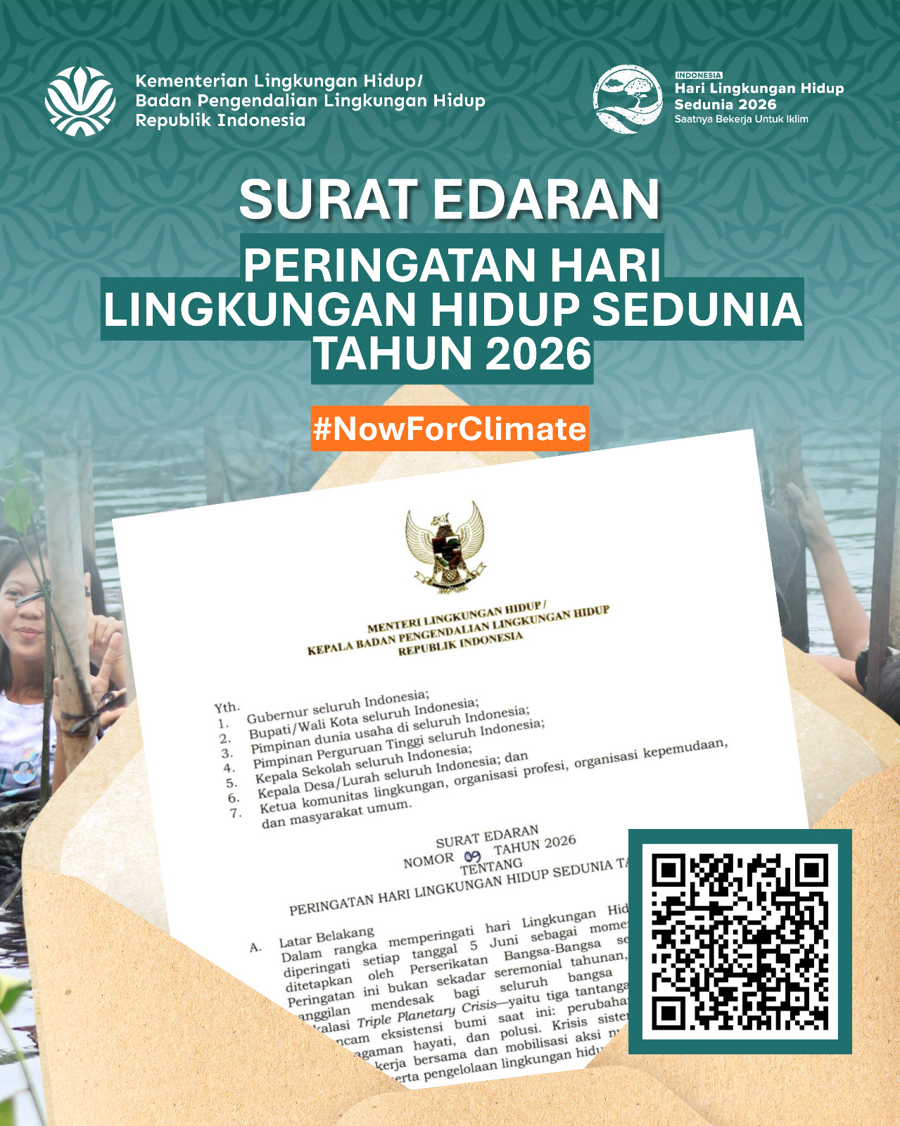 Surat Edaran Peringatan Hari Lingkungan Hidup Sedunia 2026